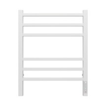 Полотенцесушитель электрический Terminus Ватикан П6 450х60 КС 903, белый матовый &mdash; Водяной полотенцесушитель «Флоренция» 400/830 Terminus Benetto Legno 11 перекладин с деревянными накладками (9 шт.)