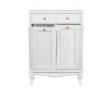 Комод ValenHouse Лиора 65 белый, фурнитура золото — 