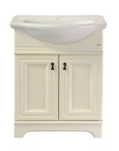 Тумба для комплекта Misty Лувр 65 напольная, слоновая кость — 