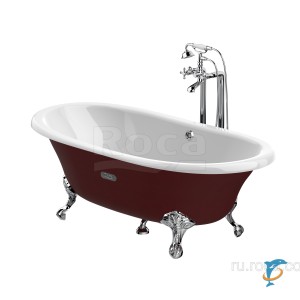 Ванна Roca Newcast бургундия, anti-slip 170x85 233650003 (233650003)