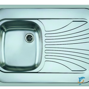 Мойка кухонная накладная Alveus CLASSIC 30L NAT-60 800X600 левая в комплекте с сифоном 1011717  (1009076)