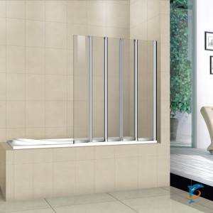 Душевая шторка на ванну Cezares PRATICO-V-5-120/140-C-Cr (PRATICO-V-5-120/140-C-Cr)