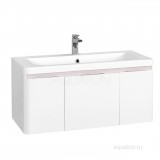 Тумба с раковиной Aquaton Шерилл 105 белая — 