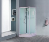 Кабина душевая ESBANO ELEGANCIA прямоугольная, 100х80х210 см, с крышей, поддон белый, низкий — 