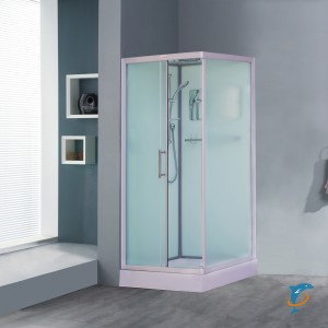 Кабина душевая ESBANO ELEGANCIA прямоугольная, 100х80х210 см, с крышей, поддон белый, низкий  (ESKB108CKR)