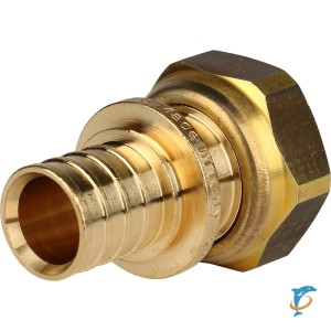 Stout Переходник с накидной гайкой (евроконус) 20xG 3/4" для труб из сшитого полиэтилена аксиальный  (SFA-0034-002034)