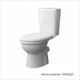 Унитаз компакт Керамин АРЕЦЦО Soft Close — 