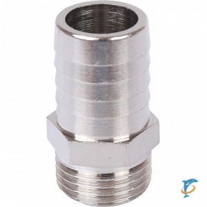 Stout Штуцер НР никелированный 3/4"x25  (SFT-0067-003425)