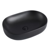 Раковина накладная Azario 600х415х135 матовая тёмно-серая AZ-2196MDH &mdash; 