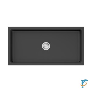 Мойка кухонная OMOIKIRI Mikura 91-BL Natceramic/чёрный  (4997087)