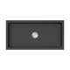 Мойка кухонная OMOIKIRI Mikura 91-BL Natceramic/чёрный  (4997087)