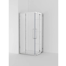 Душевой уголок Cezares RELAX-304-A-2-90-C-CR 90 х 90 см, стекло прозрачное, профиль хром &mdash; 
