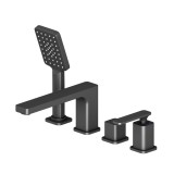 Смеситель для ванны с душем, врезной Timo Torne 4330/03Y черный — 