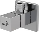 Кран угловой Alca Plast ARV002 — Угловой вентиль 1/2" × 3/8", квадратный
