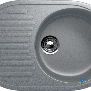 Односекционная реверсивная мойка ULGRAN U-107 темно-серый  (U-107-309)