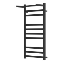 Полотенцесушитель электрический Point Меркурий PN83850PB П9 500x1000 с полкой, диммер справа, черный — 