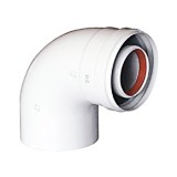 Baxi Коаксиальный отвод полипропиленовый 87°, диам. 60/100 мм, HT &mdash; Baxi (Бакси) Коаксиальный отвод полипропиленовый 87°, диам. 60/100 мм, HT Примечание: Подходит для серий котлов: LUNA DUO Tec, DUO Tec Compact...