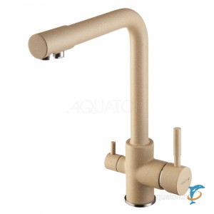 Смеситель Aquaton Руан фильтр латте 1AX004FCXX260  (1AX004FCXX260)