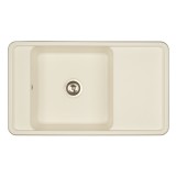 Мойка для кухни из литого мрамора Aquaton Беллис 87 жемчуг 1A724832BS240 — 