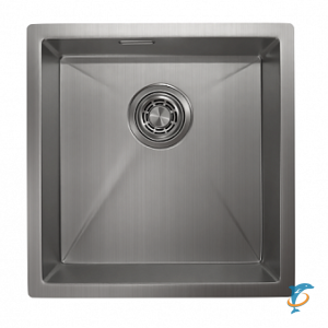 Стальная кухонная мойка Granula GR-4445U сталь сатин  (GR-4445U сталь сатин)