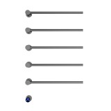 Полотенцесушитель электрический Terminus Аккорд П5 50х80, оружейная сталь &mdash; Водяной полотенцесушитель «Классик» 500/1196 Terminus 22 перекладин