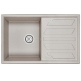 Мойка для кухни Granula 8002, АНТИК (БЕЖЕВЫЙ), гранит — 