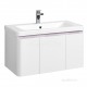Тумба с раковиной Aquaton Шерилл 85 белая  (1A208801SH010 + Aquaton_1A71443KSH010)