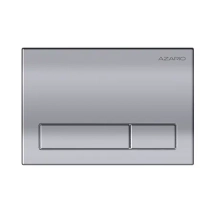 Кнопка смыва AZARIO механическая, двойной смыв, прямоугольные кнопки, хром глянцевый (AZ-ИУ00014) &mdash; 