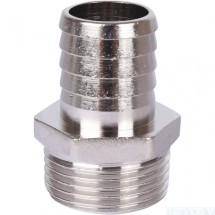 Stout Штуцер НР никелированный 1&quot;x25 — 