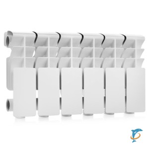 Алюминиевый радиатор ROMMER Plus 200 6 секций (RAL9016) (RAL-3210-020006)