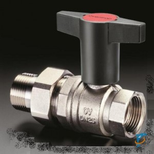 Шаровой кран Oventrop Optibal 1/2 ВН со сгоном  (1075704)