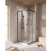 Душевой уголок Cezares RELAX-304-A-2-90-C-GM 90 х 90 см, стекло прозрачное, профиль оружейная сталь