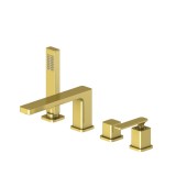 Смеситель для ванны с душем, врезной Timo Torne 4330/17Y золото матовое &mdash; 