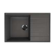 Кухонная мойка Ulgran Quartz Prima 780-09, мокрый асфальт &mdash; 