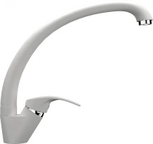 Смеситель для кухонной мойки Ulgran U-007 молочный — 