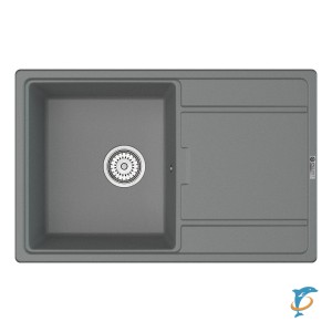 Мойка кухонная Point Лаура 78 серый (PN3005AL)