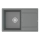 Мойка кухонная Point Лаура 78 серый  (PN3005AL)