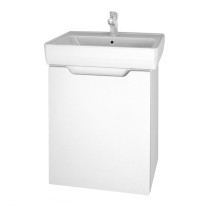 Тумба с раковиной Dreja Mini 50, белый лак — 