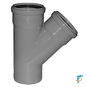 Тройник канализационный Ф50/45* (Политек)  (205045)