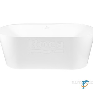 Ванна из материала Stonex® Roca Raina 159х79 овальная белая 248466000  (248466000)