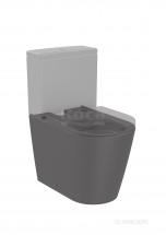 Чаша Roca Inspira Round напольная 600 Rimless, BTW, оникс 342529640 — 