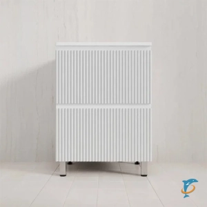Тумба напольный с раковиной Style Line Марокко 60 Plus , белый матовый  (ЛС-00002491+СС-00002496)