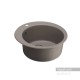 Мойка для кухни из литого мрамора Aquaton Иверия круглая серый шелк 1A711032IV250  (1A711032IV250)