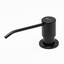 Дозатор Lemark Expert LM8201BLN для жидких моющих средств врезной, черный нано — 