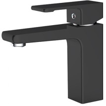 Смеситель для раковины Kaiser Elite 01011-2 чёрный матовый — 