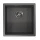Стальная кухонная мойка Granula GR-4445U графит матовый  (GR-4445U графит матовый)