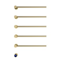 Полотенцесушитель электрический Terminus Аккорд П5 50х80, брашированное золото &mdash; Водяной полотенцесушитель «Классик» 500/1386 Terminus 27 перекладин