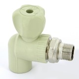 Кран шаровой Н с разъемным соединением FV-PLAST угловой 25x3/4&quot; — 