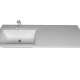 Раковина мебельная Style Line ESTETUS Даллас 1300x482 левая  (СС-00002391)