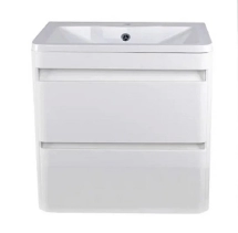 Тумба для комплекта подвесная Style Line Атлантика 70 Люкс Plus антискрейч, белая — 